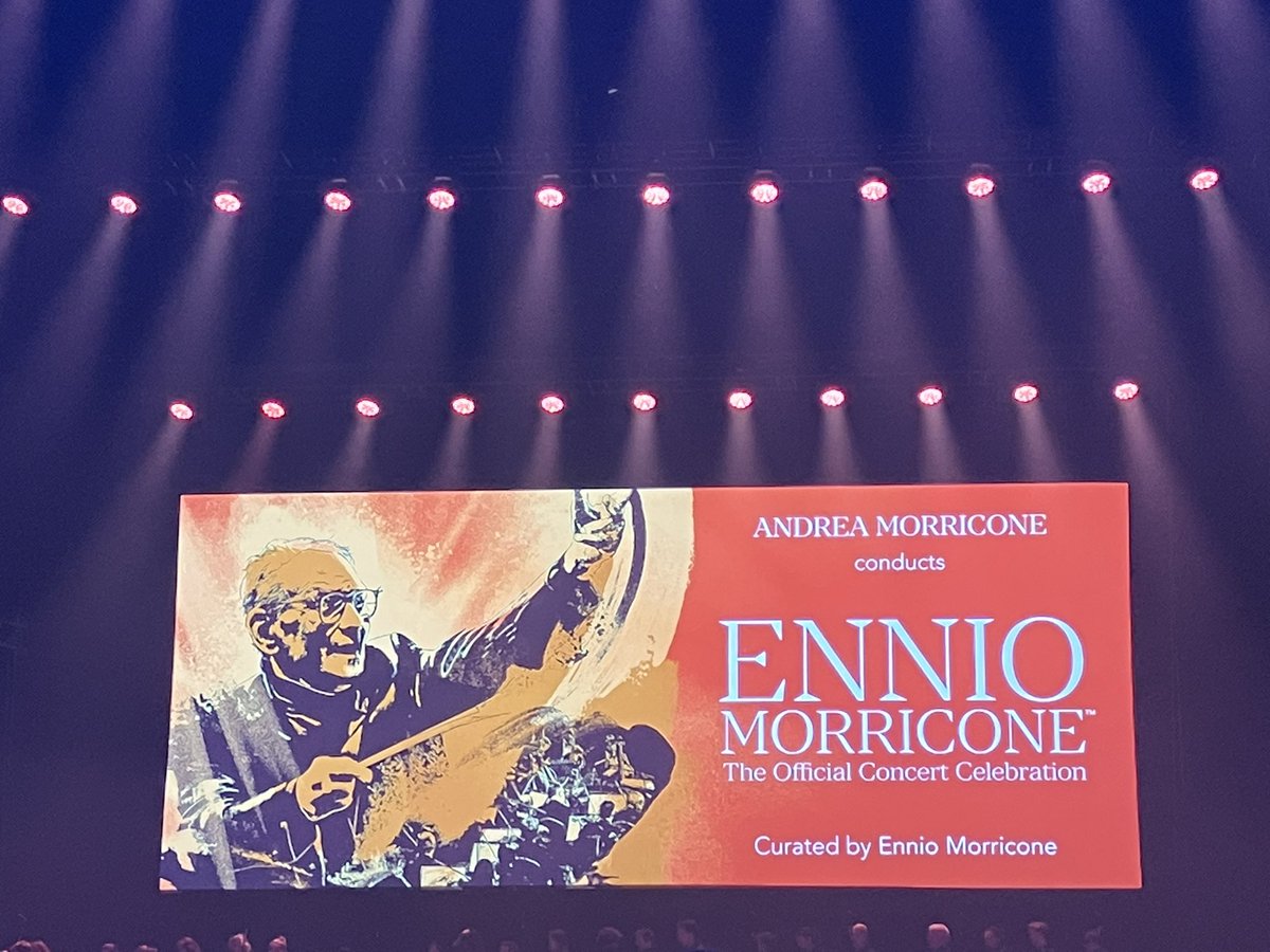 When you assumed you were never going to hear that beautiful music live again but his son conducted an amazing tribute. However also realizing you are missing 3 dear people who are connected through this music. . #enniomorricone #andreamorricone #theofficialconcertcelebration