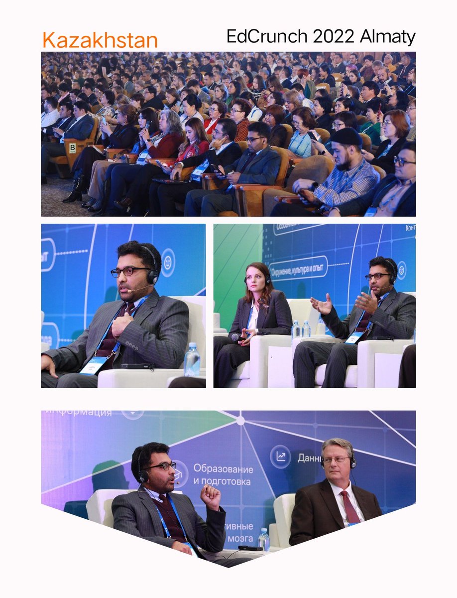 kamranmir99's tweet photo. Wonderful experience of attending EdCrunch 2022 to share and discuss the challenges and opportunities in online education at Almaty, Kazakhstan
#edcrunch #aiou #onlineeducation #scale https://t.co/luzS3w0tGP