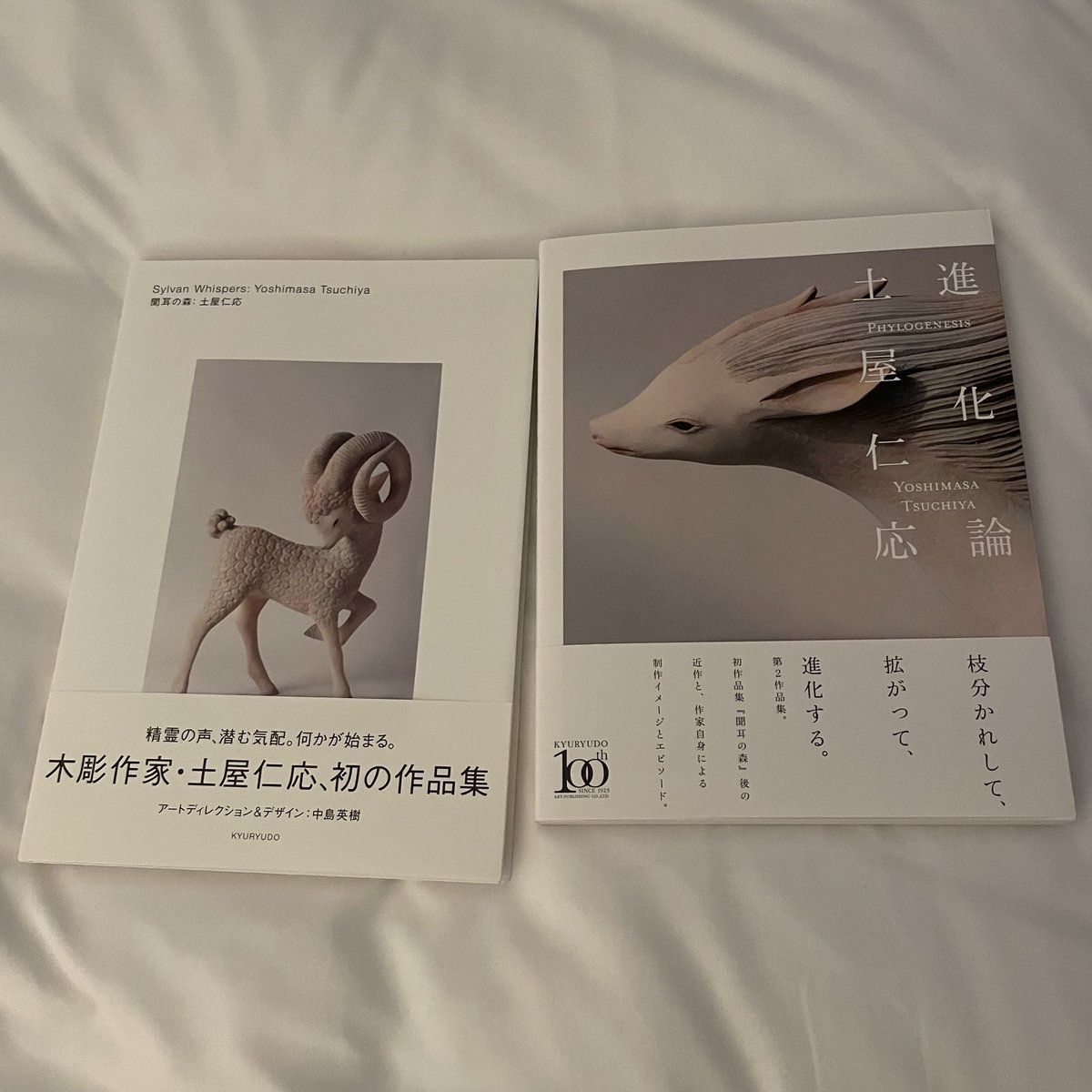 土屋仁応作品集『聞耳の森』サイン本+井浦新『町と祭』サイン本+