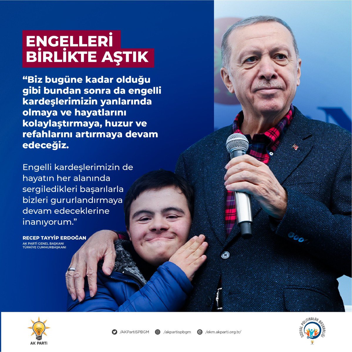 akpartidbakir's tweet photo. Sosyal Devlet olmanın gereklerini her alanda yaşama geçirdik.
Eğitimden Sağlığa,Ekonomiden Sosyal Hayata her alanda vatandaşlarımızın yan��nda olduk.
#EngelleriBirlikteAştık https://t.co/CVXRYm0KEw