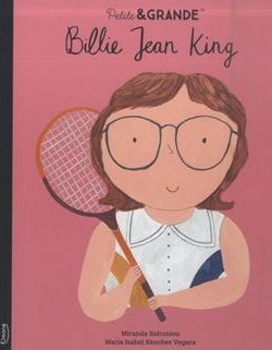 Conseil LIVRE pour ENFANTS 
#sport #egaliteFH 

👉 "BILLIE JEAN KING" 
↪ collection "Petite et grande"

- "comment le rêve d'une petite fille a rendu le monde du sport plus ÉGALITAIRE"
- son engagement en faveur de L'ÉGALITÉ des sexes et la reconnaissance du SPORT FÉMININ