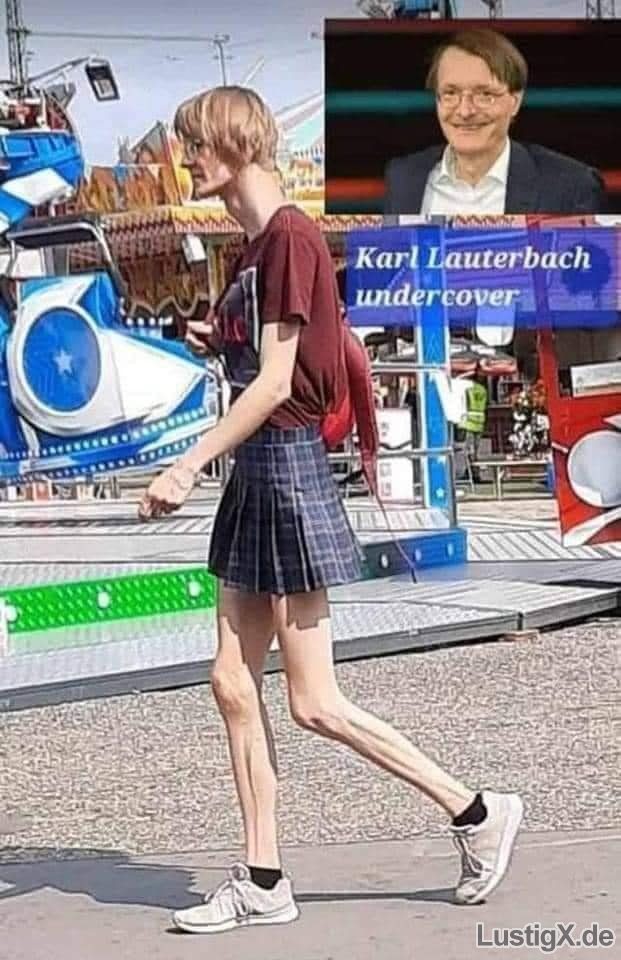 lustigxde's tweet photo. #KarlLauterbach #Undercover #Unterwegs #Lustig #Lustige #Lustiges #Witzig #Witzige #Witziges #LustigeBilder #LustigeMemes #WitzigeBilder #WitzigeMemes #Memes

https://t.co/mMC3vZMCyi https://t.co/kMAFrJyZ3c