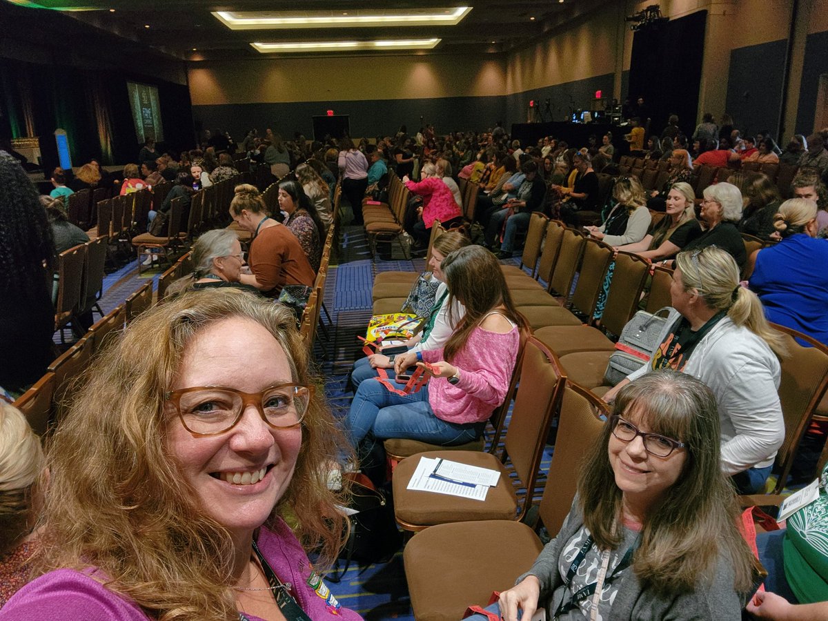 DanielsJen19's tweet photo. #FAME22. #OCPSReads Had a great conference!  So many highlights!   Great messages from authors and presenters.  Awesome Jim Harbin ceremony.  Thanks to all who helped! https://t.co/CUsyQg9NvB