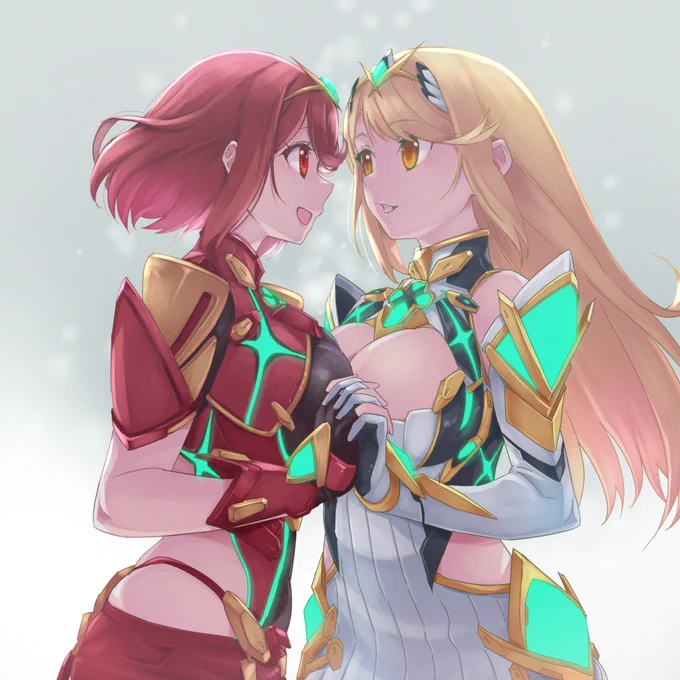 中途半端だった『ゼノブレイド2』5周年絵を仕上げてみました〜作業BGMで実況プレイ動画を流してましたがやっぱゼノブレ2は最高ですね#ゼノブレイド2#XenobladeChronicles2 