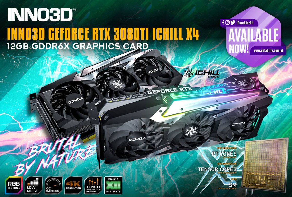 DataBlitz on Twitter "UP YOUR CREATIVITY. Inno3D GeForce RTX 3080Ti