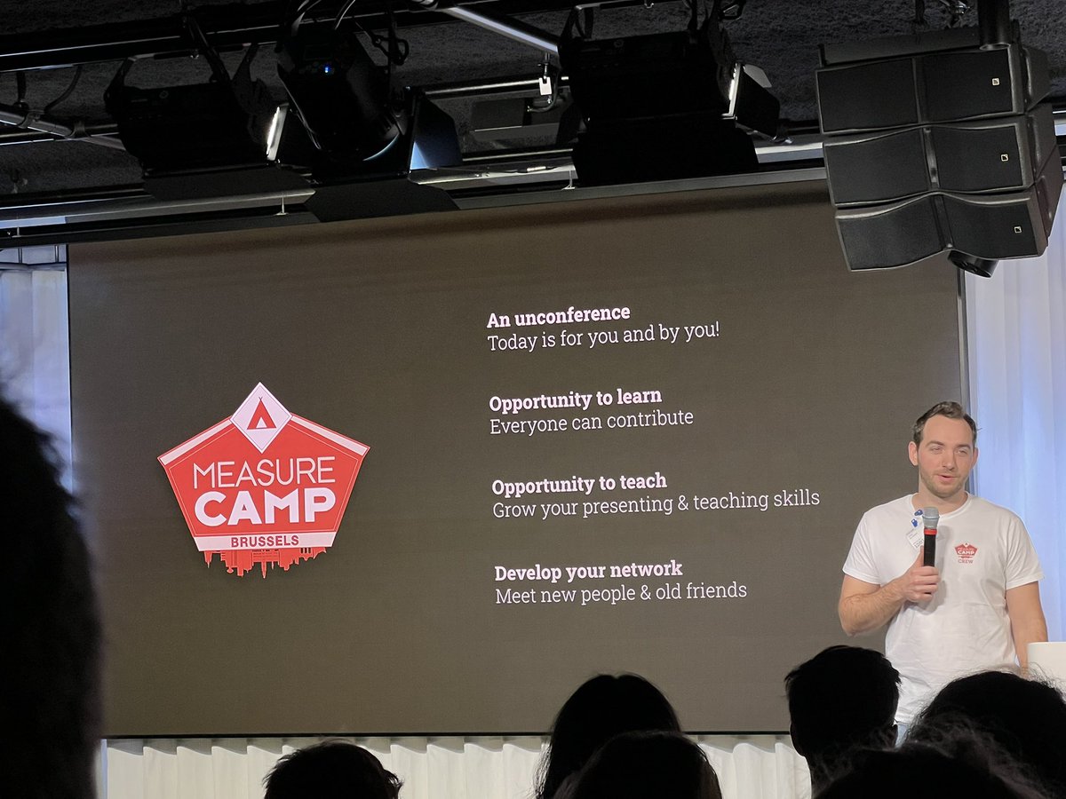 #measurecampbru opening speech <a href="/MeasureCampBru/">MeasureCamp Brussels</a> #measurecamp