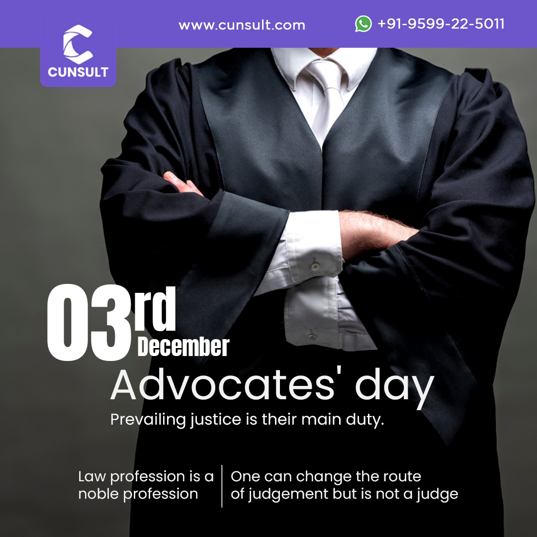 cunsult's tweet photo. On 𝐍𝐚𝐭𝐢𝐨𝐧𝐚𝐥 𝐀𝐝𝐯𝐨𝐜𝐚𝐭𝐞𝐬 𝐃𝐚𝐲 greetings to all the legal Fraternity of 𝐈𝐧𝐝𝐢𝐚 and a humble tribute to an eminent 𝐥𝐚𝐰𝐲𝐞𝐫 𝐃𝐫. 𝐑𝐚𝐣𝐞𝐧𝐝𝐫𝐚 𝐏𝐫𝐚𝐬𝐚𝐝 on his birth anniversary.👉https://t.co/mYcZDDVUnq
👉+919599225011
#Cunsult #nationaladvocatesday https://t.co/UyYJvk2DdT