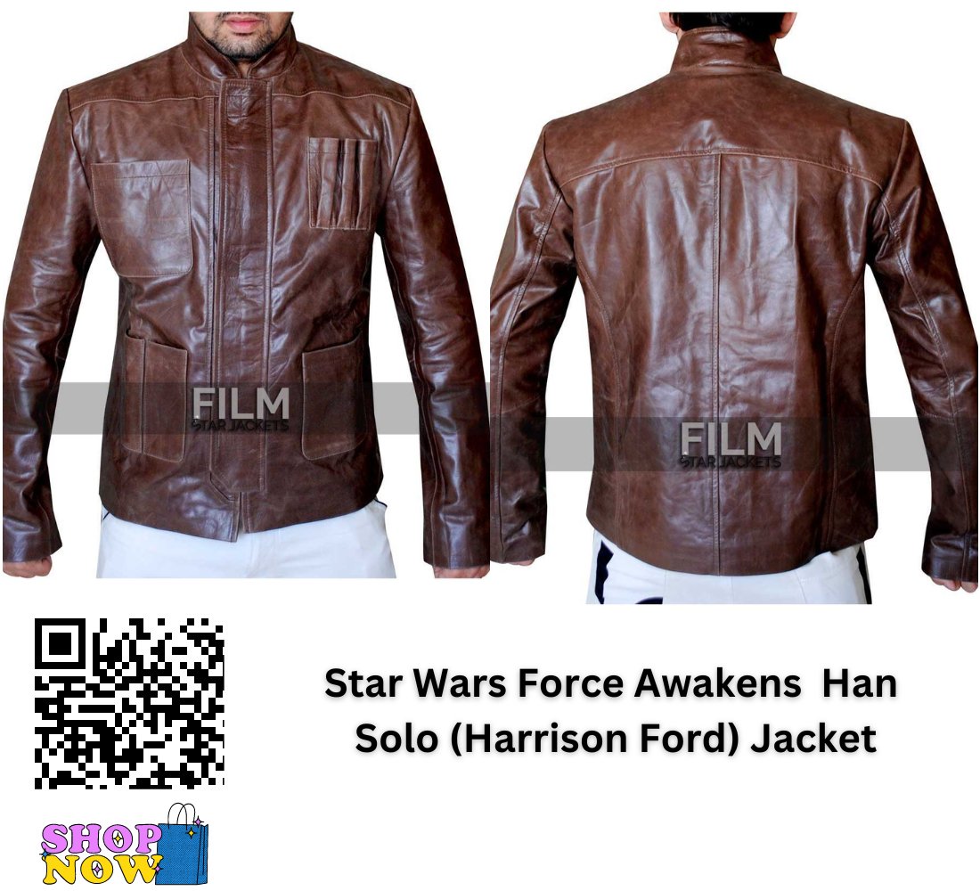 amanda_greyyy's tweet photo. quality (Harrison Star Wars Force Awakens Han Solo Leather Jacket at the most affordable rates from CelebLeatherJacketscom with free shipping worldwide.
#Celebrity #Fashion #Style #HarrisonFord #StarWarsForceAwakens #HanSolo https://t.co/OcSAkKcfZY
