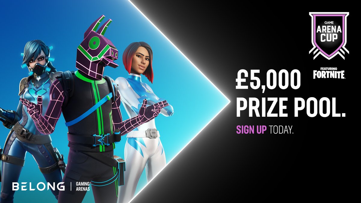 It's that day in December, you have all been waiting for 🗓️👀

#Fortnite Arena Cup is today! We have limited spaces left, for your chance to take home a slice of the 
£5000 Prize pool 🏆🏆🏆

Head to your local Arena now, to secure your slot. Or watch here twitch.tv/belongarenas