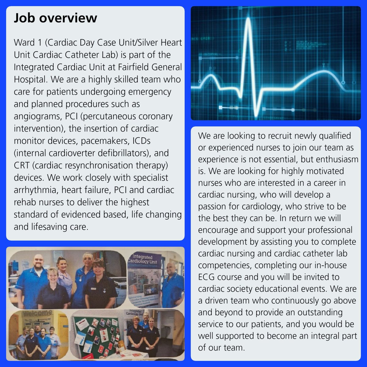 Exciting opportunity to join our cardiac nursing team🤍🤍🤍careers.northerncarealliance.nhs.uk/jobs/#!/job/UK…
<a href="/BuryCO_NHS/">Bury Care Organisation</a> <a href="/TNATeamNCA1/">TNATeamNCA1</a> <a href="/NcaPef/">NCA PEF Team</a> <a href="/SalfordUni/">University of Salford</a> <a href="/NcaPef/">NCA PEF Team</a> @NCAlliance_Jobs