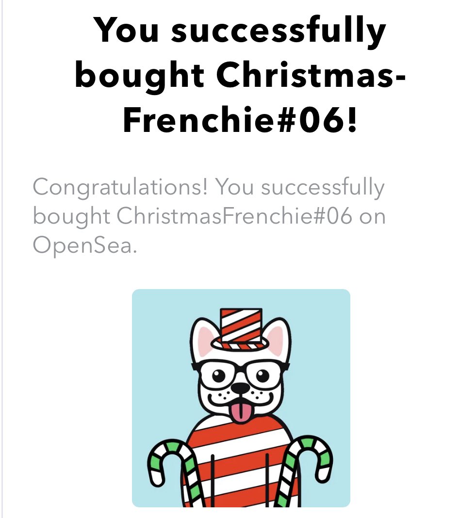 cryptobyls's tweet photo. Woohoo 🥳 🎅🏻 ready for Christmas 🎄 https://t.co/Ee3Y0vcVAt