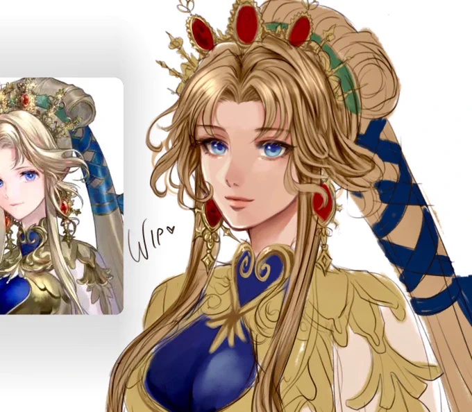 wip of nyna! 
