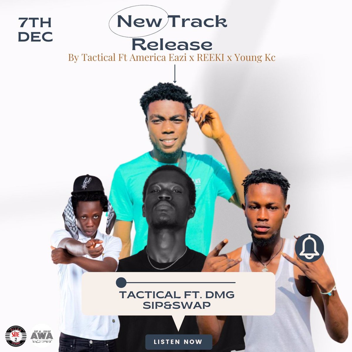 New banger 🔥from Tactical ft American Eazi x Reeki x young kc
