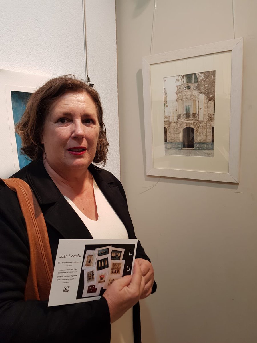 MCCartagena_ct's tweet photo. 👉🏽 Anoche los ediles @pepelopezct y @mdruizalvarez asistieron a la Inauguración de la #Exposición `LUX´, de Juan Heredia 🖼️

📍Galería de Arte Gigarpe, #Cartagena https://t.co/VVD1EIRPRE