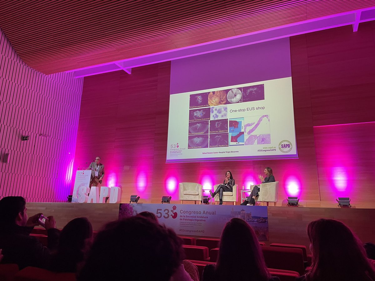 DigestivoHUVM's tweet photo. Comunicación de alto nivel que ha generado debate muy interesante que invita a realizar estudios comparativos y prospectivos. #DrRafaelRomero presenta los datos preliminares de la medición del gradiente de presión portal por Ecoendoscopia 🔝🔝#53congresoSAPD @sapdes @HUVMacarena https://t.co/sSPD6xM4Z6