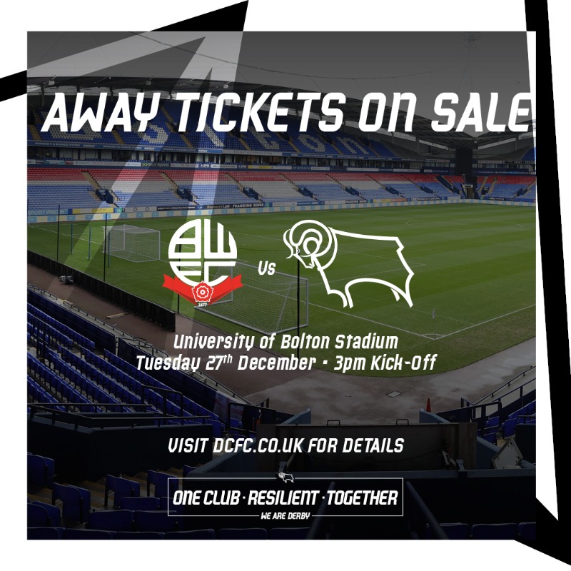 DCFCTickets's tweet photo. We have now released the remaining tickets we've been allocated for #DCFC's trip to Bolton over the festive period 🎄🎟️

The final postage date for these will be Friday 16th December due to Royal Mail strikes 📮

#dcfcfans