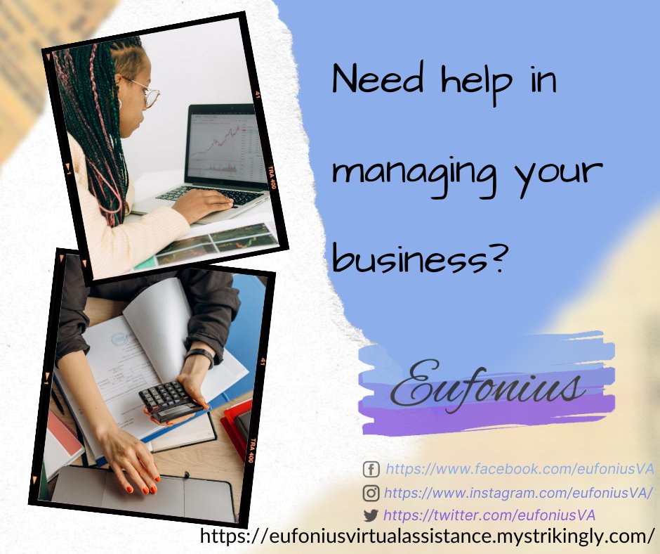 dothackenslash's tweet photo. NEED HELP IN MANAGING YOUR BUSINESS?✅
Managing your business will be easy &amp; cost-effective with a virtual assistant.
HIRE A VIRTUAL ASSISTANT NOW❗️
✅✅Check my website
https://t.co/Qt9GEGU7b2
😉😉😉
👉 My Socials: https://t.co/ZPKbLfznlB
#eufoniusBrand #VAbusinessManager https://t.co/m64pfMuOk2