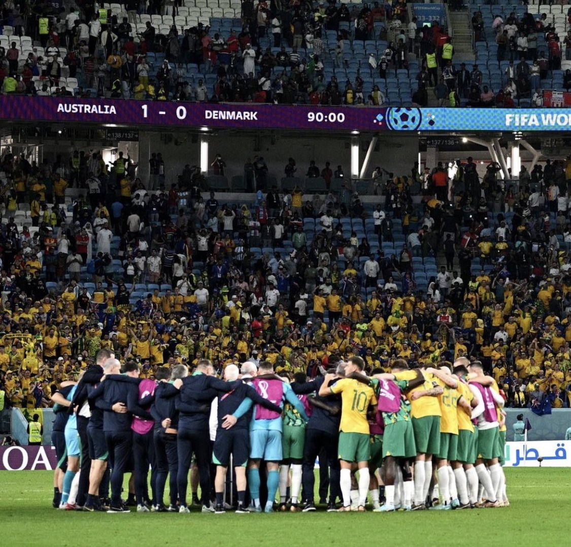 Get some sleep Australia 💚💛
Tomorrow is a big day for Australian football. 
Whatever happens, our <a href="/Socceroos/">Subway Socceroos</a> have once again united our Nation. 
Good luck to all the players and staff and of course all our fans around the world who will be watching on proudly. 
#GoSocceroos 👊