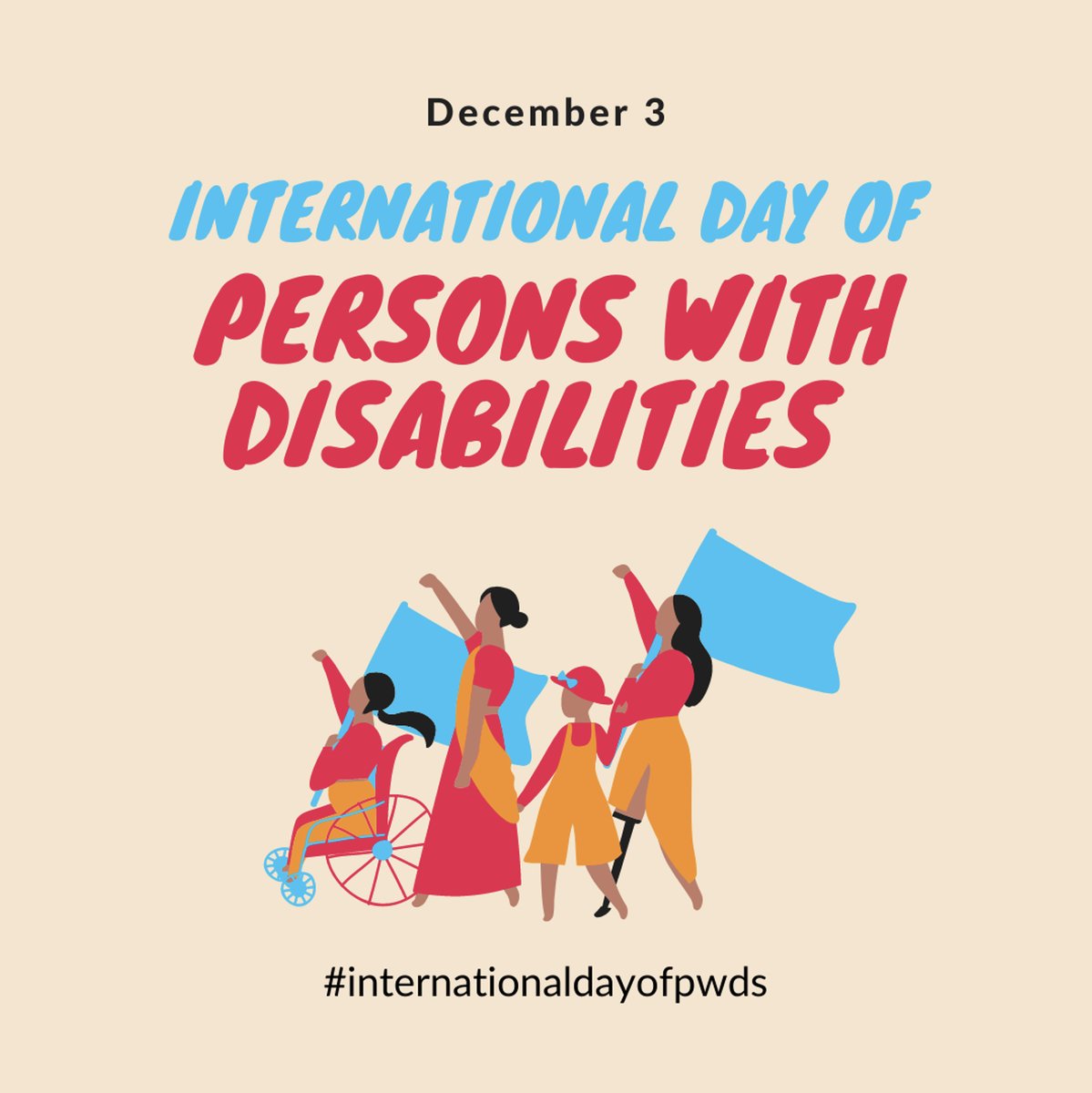 ChiSigmaIota's tweet photo. From the CSI Counselor Community Engagement (CCE) Committee:
Join CSI in honoring International Day of Persons with Disabilities this December 3rd.  #internationaldayofPWDs #inclusionandequity #CCE https://t.co/9if2NurQjr