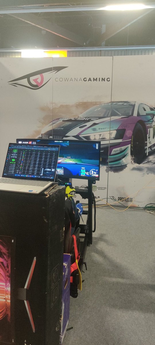 FloooBauer's tweet photo. Our team booth is just sick.
A lot of DIY stuff to make our wishes possible but actually that's what it makes unique.

Last hour of pro trophy, gonna jump in in a few minutes
@SimRacingExpo @SimracingGP #ProTrophy #SRE22 https://t.co/h578VMUw7H