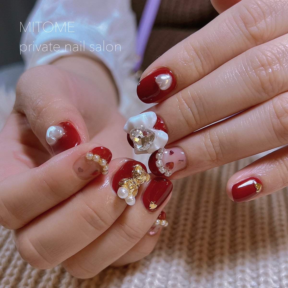 可愛いを詰め込んだ女の子の宝箱デザイン🧸🎀💎
#横浜ネイルサロン
#横浜フィルイン
#クリスマスネイル