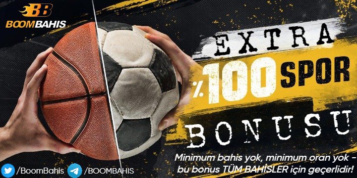 Boombahis, Kombine Bahis kazançlarınızı %100 oranda arttırmanıza şans veriyor. Minimum bahis yok, minimum oran yok - bu bonus TÜM BAHİSLER için geçerlidir!⚽️💥💰💸💸💸
Boombahis2.com