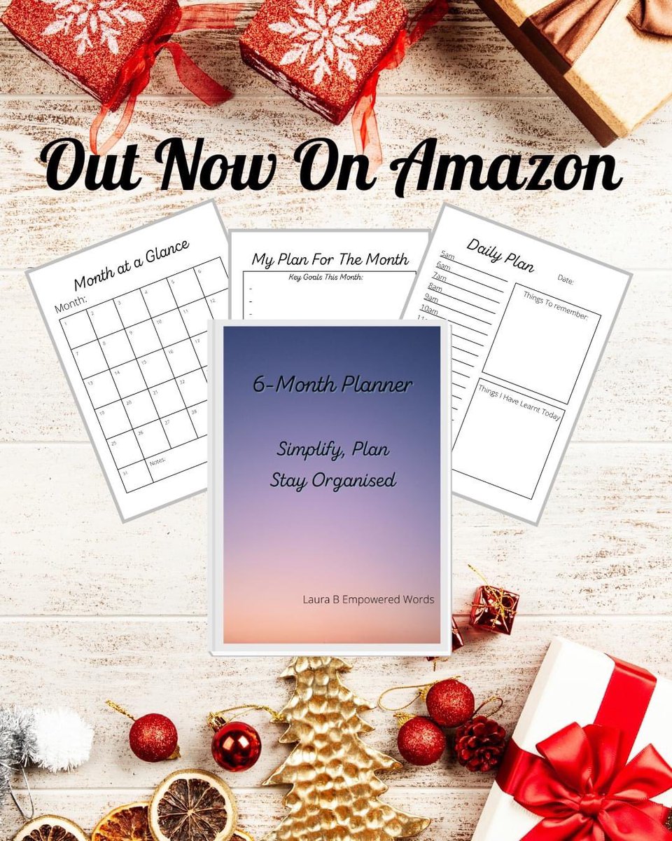 Happy to share that my 6-month planner is now available to purchase on Amazon. As always it’s been inspired by the things that help me stay focussed - that means it’s simple, clutter free, and designed to keep overwhelm at bay. 

6-Month Planner: amzn.eu/d/1RTfQ19