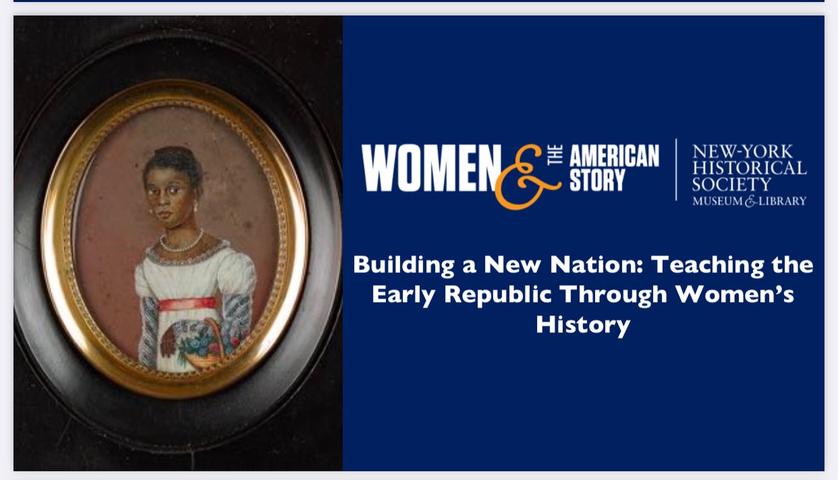 kennemer_robert's tweet image. @NYHistory Women and The American story always provides fascinating presentations! This program engages students to analyze primary and secondary sources to develop a deeper understanding of history. Great sessions at #TXCSS2022 and #NCSS2022.