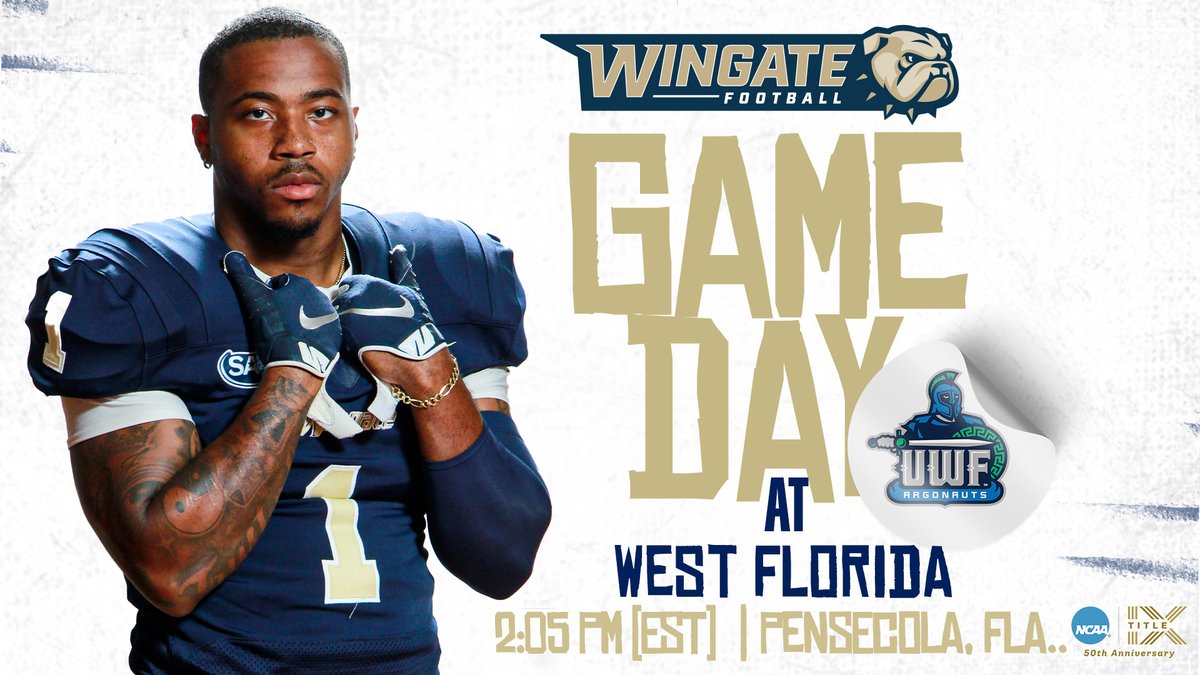 Wingate Bulldogs (@wu_bulldogs) on Twitter photo GAMEDAY for <a href="/WingateFb/">Wingate Bulldogs Football</a> 🏈!!
🆚 <a href="/GoArgos/">UWF Athletics</a>
📍 Pensacola, FL
⏰ 2 PM (National Quarterfinals)
📽️ bit.ly/3OV8IxD
📊 bit.ly/3FpVENM
📰 bit.ly/GameDay12-3-22
#OneDog #WUFB GAMEDAY for <a href="/WingateFb/">Wingate Bulldogs Football</a> 🏈!!
🆚 <a href="/GoArgos/">UWF Athletics</a>
📍 Pensacola, FL
⏰ 2 PM (National Quarterfinals)
📽️ bit.ly/3OV8IxD
📊 bit.ly/3FpVENM
📰 bit.ly/GameDay12-3-22
#OneDog #WUFB
