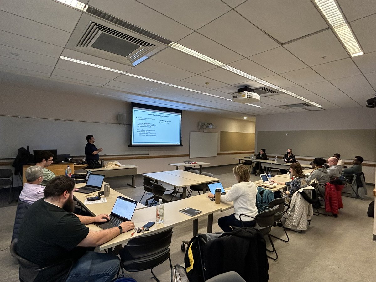 In anticipation of CS Education Week, we are getting ready to kick off the week with Mr. Jeremy Milonas’ Introduction to Networks and the Internet workshop at TCNJ! Thank you everyone for joining us on this rainy Saturday! #TCNJCSReady #CompSciNJ #CelebratingProgress
