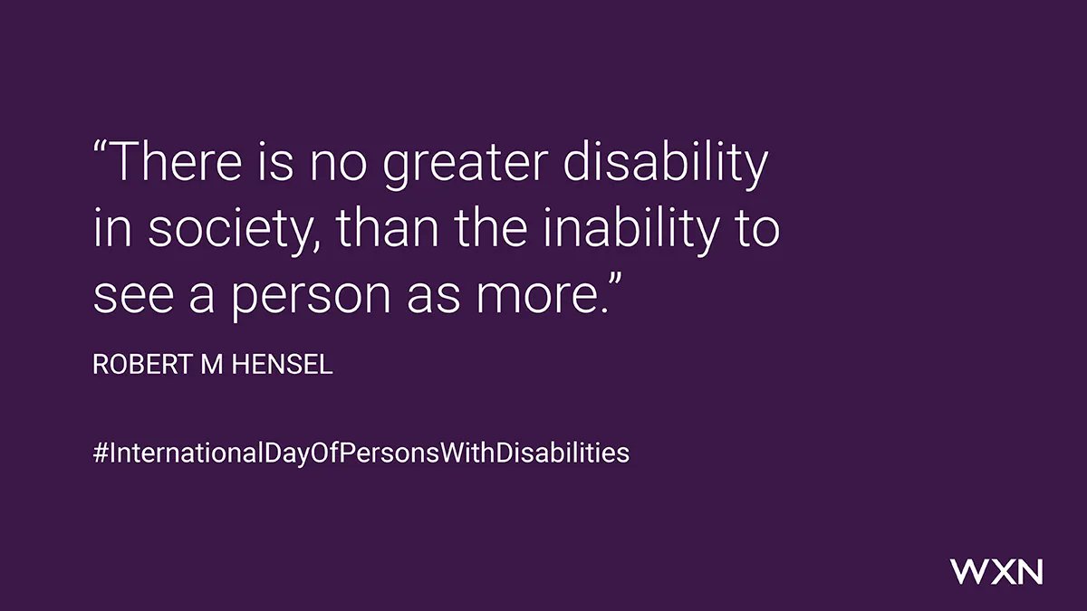 Today we recognize the International Day of Persons with Disabilities. We celebrate their individual and collective achievements and honour the work that is creating a safer environment for everyone. buff.ly/3EIfAKe