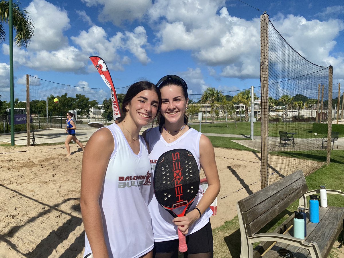 BWN_BullsSports's tweet photo. Girls Varsity semis at the Beach tennis tourney! GO BULLS! #BaldwinPride#BWNStrong #IBelong #TheBaldwinDifference #BULLSinAction https://t.co/hasBHCaQbT