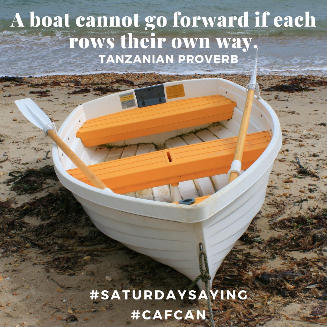 CanadianAfrican's tweet photo. #SaturdaySaying - A boat cannot go forward if each rows their own way.  

#AfricanProverb #Tanzanian #CAFCAN https://t.co/O62i1ySibN
