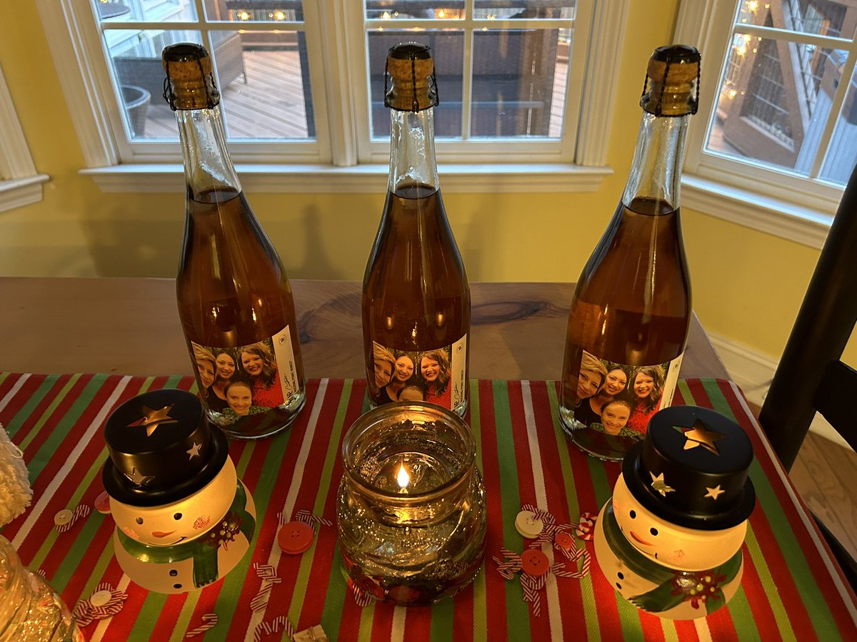 marsh_christi's tweet photo. #npWCustoms #nockingpointwines these were such a great gift and my dear friends loved seeing their faces on the label 🏷️ they couldn’t believe it ! #welldone #cheers #nockingpoint #christmas2022 @nockingpoint https://t.co/rIBpYrHAHi