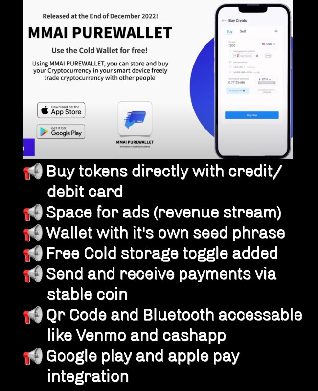 Joyful_Joy777's tweet photo. $MMAI #MMAI @metamonkey_ai offers the only 🥇 OFFLINE instant Payment Gateway solution in the market.
OffLine #ColdStorage #PureWalet ➕
OnLine hot #PureWallet
#PureWallet for #Voting
#MMAI_UE5_Metaverse
#MMAI_L2_Blockchains
#MMAI_Mining
🥇Real World use-cases and applications https://t.co/SPg6tX0xjF