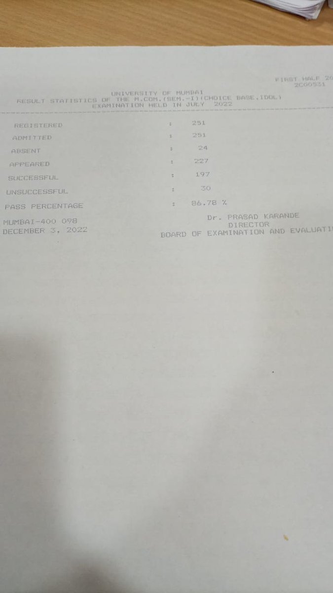 educlashco's tweet image. Mcom sem-I, Idol result declared
#educlash #MumbaiUniversity #UniversityOfMumbai #idol #mcom