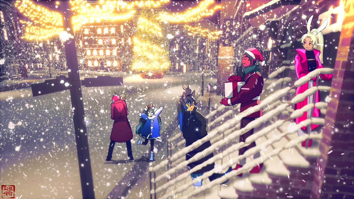HRAK___S2's tweet photo. Christmas is coming! I'm excited! Are you?🧑🎄🎄
#스냅툰 #크리스마스 #이벤트 #StellaNovus #Envtuber #HyiroArt https://t.co/HottLZeeCr