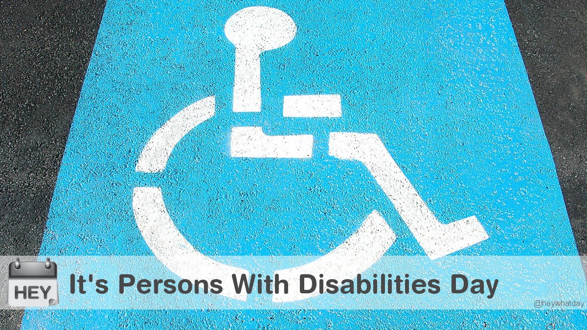 It's International Day of Persons With Disabilities! 
#InternationalDayOfPersonsWithDisabilities #DisabilityDay #IDPWD