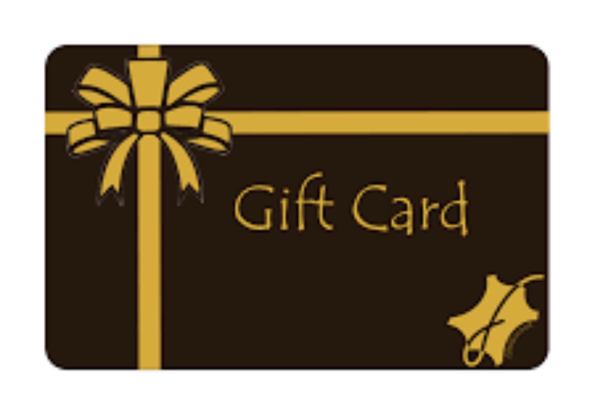 Gift cards make great stocking stuffers