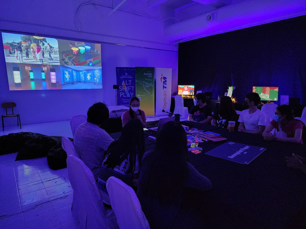 AltShiftPlay's tweet photo. Day 1 also featured a short talk by @ASUS_ROG Malaysia &amp; a hands-on "Make-a-Thing" workshop by @kwokhelen 🥰💖

Tomorrow's workshop "Make a 1-page Tabletop Game" by @ehronlime still has a few seats left. Don't miss out, reserve your spot now!

🌐 https://t.co/rFFWr5G6YW https://t.co/Oq4d9ZXAv5