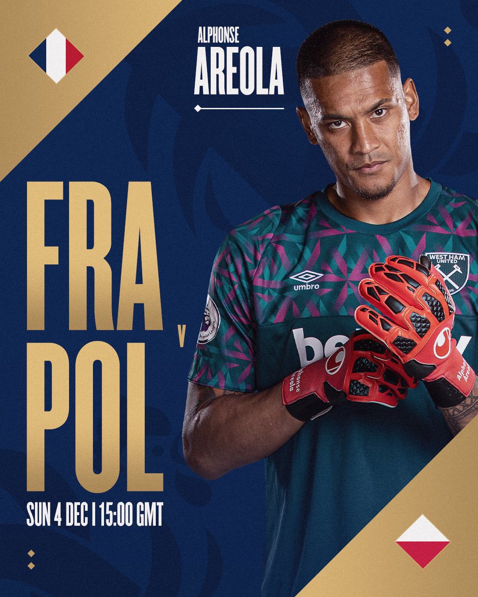 Big game for Les Bleus today 🇫🇷