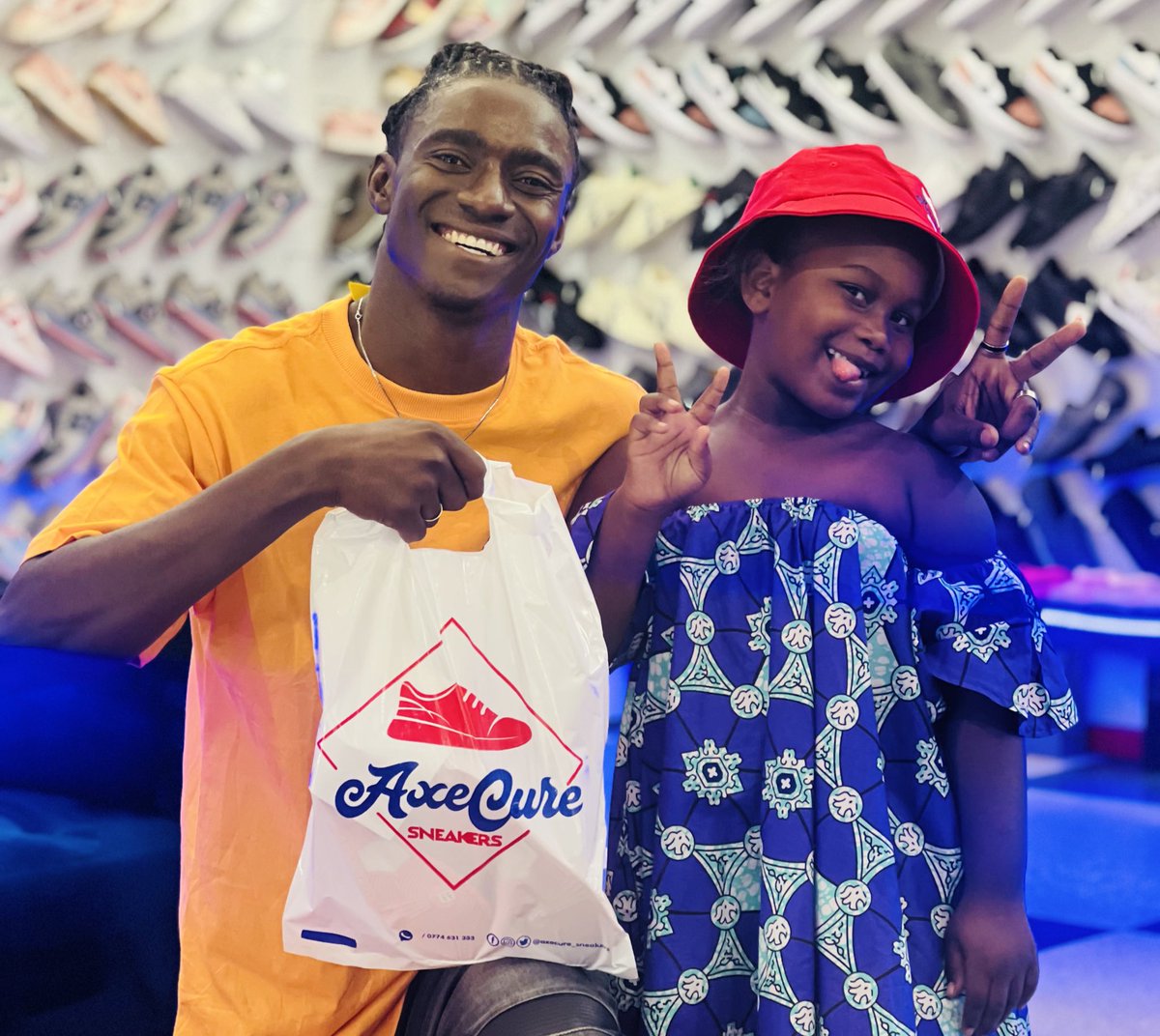 Axecure_sneaker's tweet photo. Today we were celebrating 9 years anniversary as Axecure Sneakers 😊🫶🏼 Ndokumbirawo Rt 🫶🏼help mi appreciate all those that came through to support us 😀❤️🙏Corner First st &amp; Samora st CBD https://t.co/XUBvy16fN9