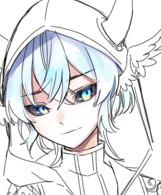 久しぶりに創作キャラをね描こうと思ったんですよ 
