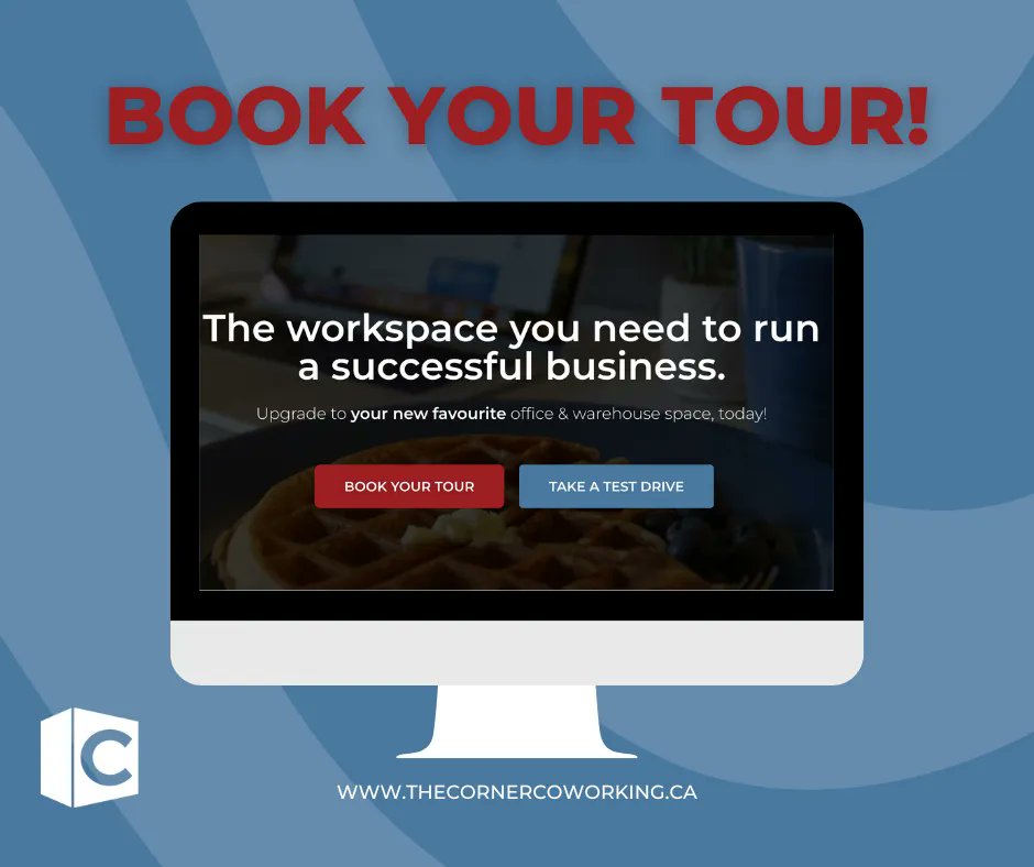 Curious about coworking or want to see what The Corner location near you is like?  It's easy to book a tour online.  Visit our website, click the "Book Your Tour" button, choose between Cochrane or Okotoks and pick a day and time.  It's as easy as that.  buff.ly/3gPme9C h