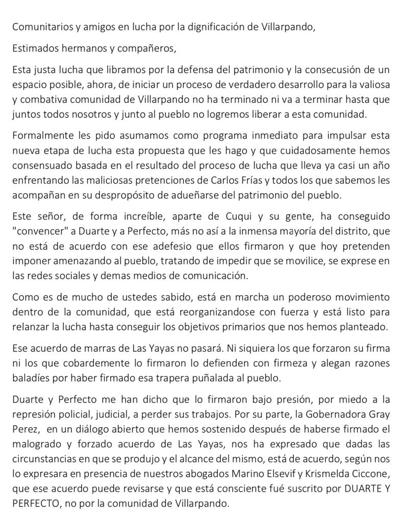 nrconersa's tweet photo. La lucha sigue, VILLARPANDO VIVE!!

@LuisVargas3407 @loxiglia @nieves_rd @RDSomosPueblo @laluzjose @comitelemba @eldiscipulo07 @luismorillar @TotalEnergiesDO @CDN37 @AntonioAlmonteR @CNE_RD @raquelarbaje @RalburquerqueR @ONU_derechos @RamonANunezM @adiedominicana https://t.co/Rv1dcdq9Um