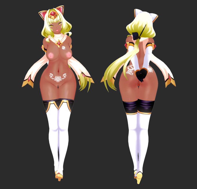 エクスティアマギカBBCNTR黒肌金髪Ver 