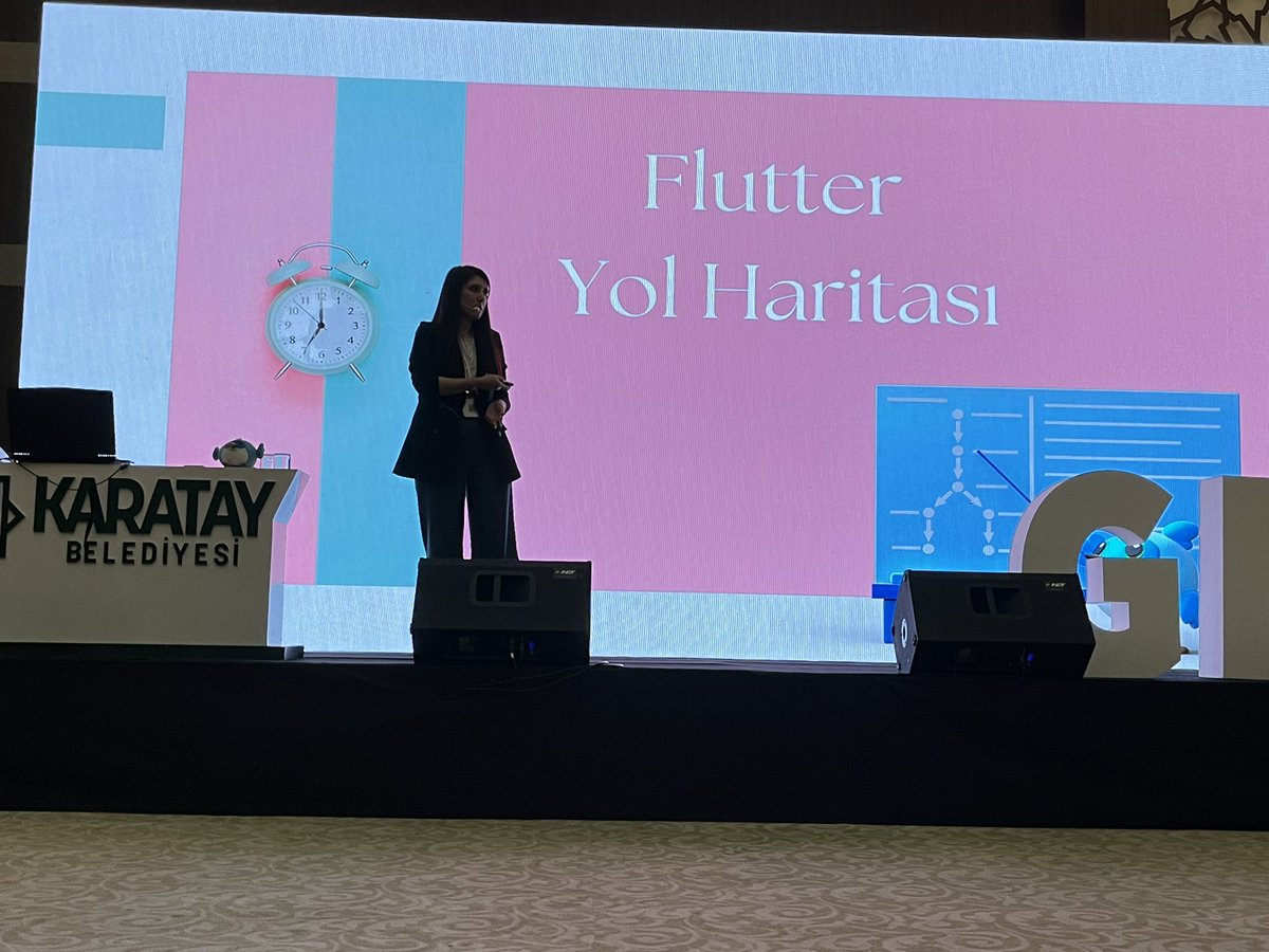 BGoktugOzdemir's tweet photo. Flutter'ı bir kez daha sevdiren harika bir konuşma 💙
Ağzına sağlık Kadriye (@kadriyemct) 🎉
#DevFest2022 #DevFestKonya https://t.co/kkrXHyiH0w