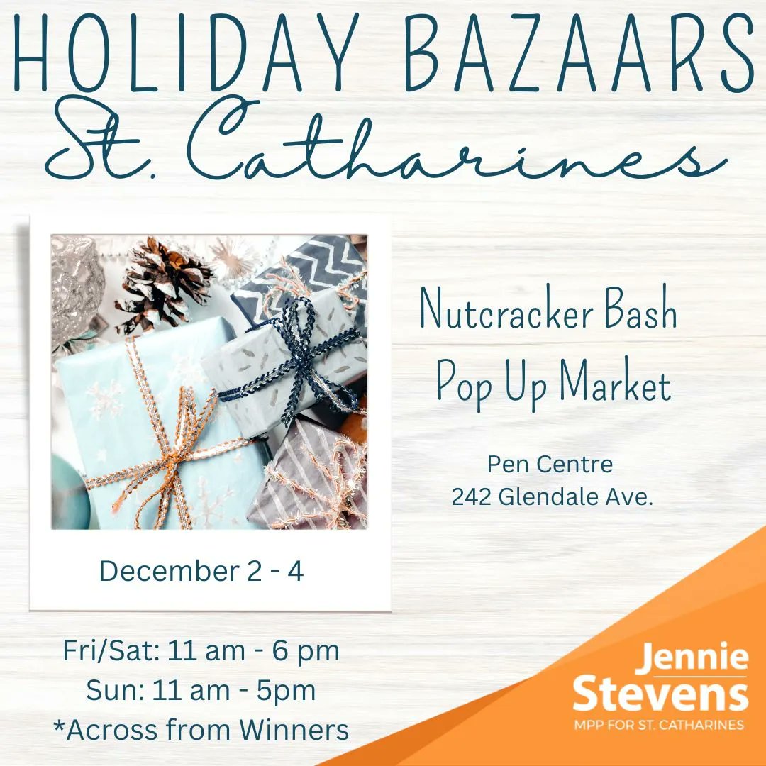 JennieStevens_'s tweet photo. Don't forget to check out the local markets this weekend!
#MyHomeSTC #holidayseason #supportlocal #SmallBusiness https://t.co/k8ivSQBOhJ