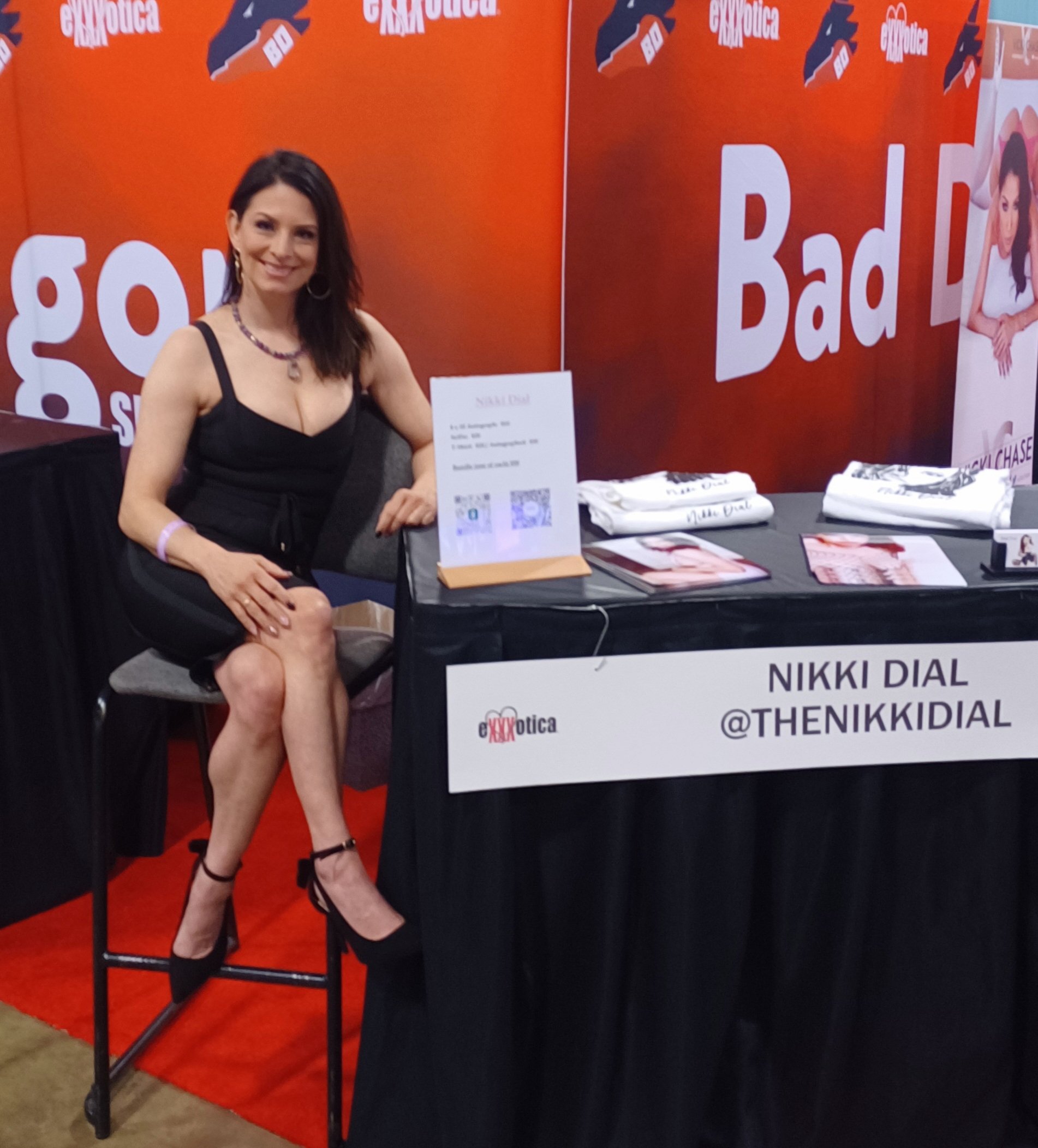nikki dial Yesterday was amazing! Meeting everyone and catching  up!!! Day 2.. come find me @EXXXOTICA DC. I'll be at @bad_dragon.  @DrShocker69 thank you for the outfit!!!! #nikkidial #dialstyle  #alltheprettygirls