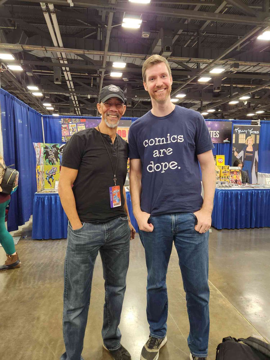 BJ KICKS (@bjkicks) on Twitter photo My homie and <a href="/comixaredope/">Comics Are Dope.</a> contributor @BBunkmasta got to meet the legend <a href="/denyscowanart/">Denys Cowan Art</a> yesterday! I’m only a little bit jealous. My homie and <a href="/comixaredope/">Comics Are Dope.</a> contributor @BBunkmasta got to meet the legend <a href="/denyscowanart/">Denys Cowan Art</a> yesterday! I’m only a little bit jealous.
